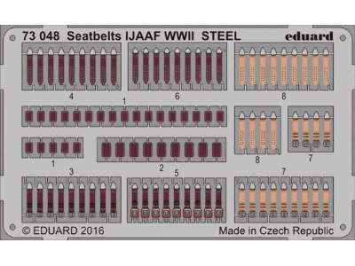 Seatbelts IJAAF WWII STEEL 1/72 - zdjęcie 1