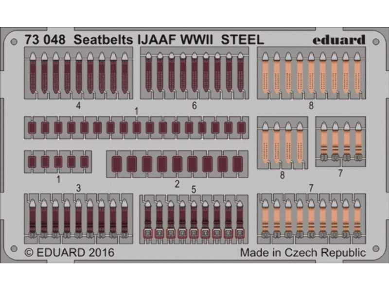 Seatbelts IJAAF WWII STEEL 1/72 - zdjęcie 1 Seatbelts IJAAF WWII STEEL 1/72 - zdjęcie 1
