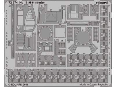 He 111H-6 interior 1/72 - Airfix - zdjęcie 1