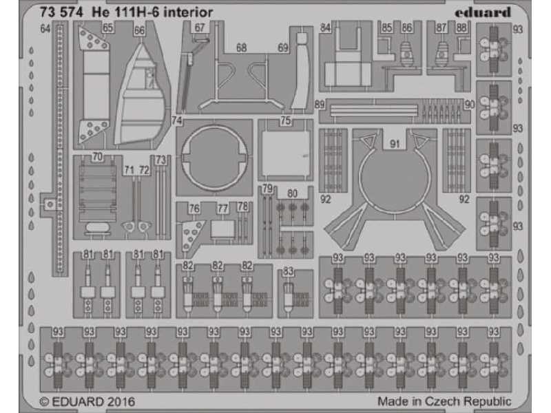 He 111H-6 interior 1/72 - Airfix - zdjęcie 1 He 111H-6 interior 1/72 - Airfix - zdjęcie 1