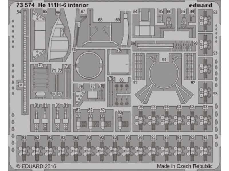 He 111H-6 interior 1/72 - Airfix - zdjęcie 1