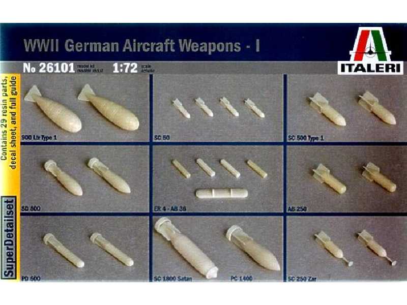 Zestaw uzbrojenia do niemieckich samolotów - II W.Ś. - zest. 1 - zdjęcie 1