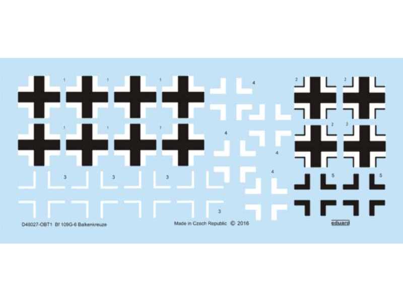 Bf 109G Balkenkreuze 1/48 - Eduard - zdjęcie 1