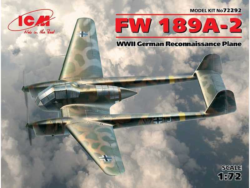 FW 189A-2 niemiecki samolot rozpoznawczy II W.Ś. - zdjęcie 1 FW 189A-2 niemiecki samolot rozpoznawczy II W.Ś. - zdjęcie 1