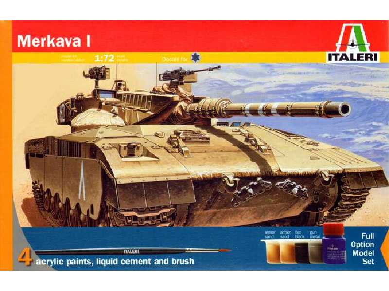 Merkava I z farbami i klejem - zdjęcie 1 Merkava I z farbami i klejem - zdjęcie 1