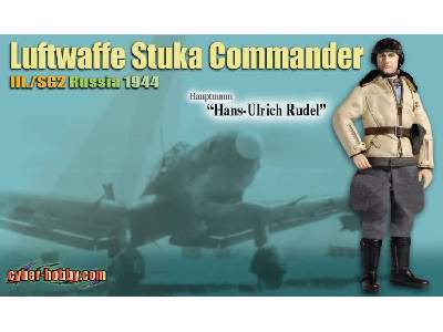 Hans-Ulrich Rudel - Hauptmann - Luftwaffe Stuka Commander - zdjęcie 1