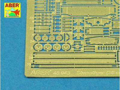 Sturmtiger - 38 cm RW61 Assault mortar - cz.1 zestaw podstawowy - zdjęcie 6