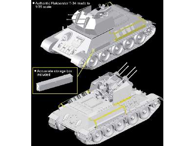 Flakpanzer T-34r - Smart Kit - zdjęcie 10