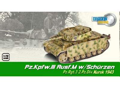Pz.Kpfw.III Ausf.M w/Schurzen Pz.Rgt.3 2.Pz.Div. Kursk 1943 - zdjęcie 1