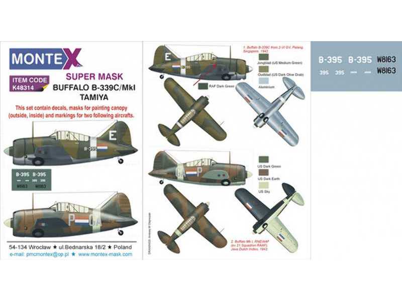 BUFFALO B-339C/MkI TAMIYA - zdjęcie 1 BUFFALO B-339C/MkI TAMIYA - zdjęcie 1