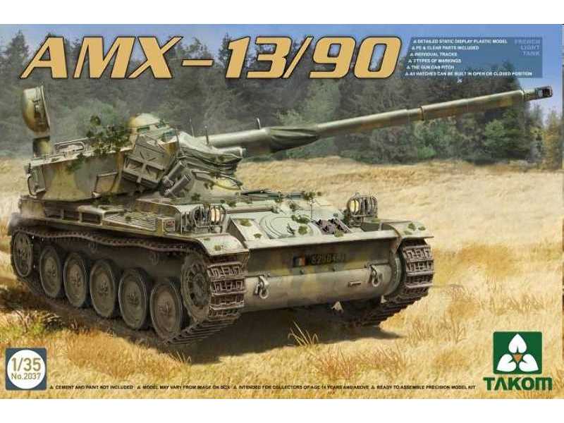 AMX-13/90 - lekki czołg francuski - zdjęcie 1 AMX-13/90 - lekki czołg francuski - zdjęcie 1