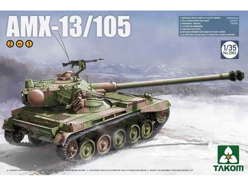 AMX-13/105 - lekki czołg francuski - zdjęcie 1 AMX-13/105 - lekki czołg francuski - zdjęcie 1