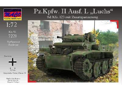 Pz.Kpf.Wg. II Ausf. L Luchs - with extra armor - zdjęcie 1