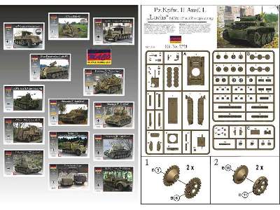 Pz.Kpf.Wg. II Ausf. L Luchs - with extra armor - zdjęcie 2