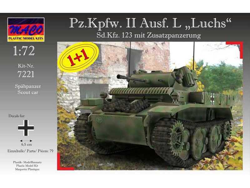 Pz.Kpf.Wg. II Ausf. L Luchs - with extra armor - 2 modele - zdjęcie 1