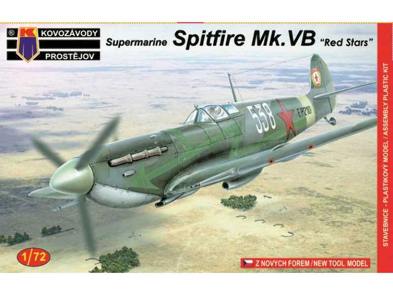 Supermarine Spitfire Mk.Vb Red stars - zdjęcie 1 Supermarine Spitfire Mk.Vb Red stars - zdjęcie 1