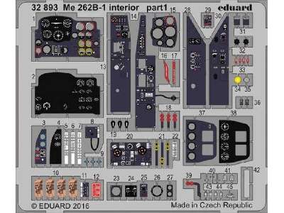 Me 262B-1 interior 1/32 - Revell - zdjęcie 1