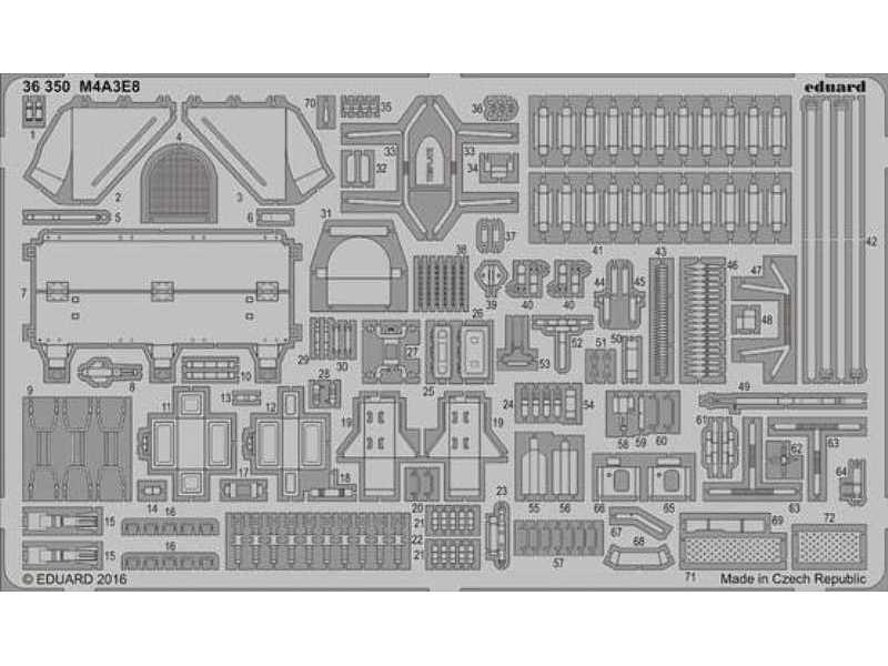 M4A3E8 1/35 - Italeri - zdjęcie 1 M4A3E8 1/35 - Italeri - zdjęcie 1