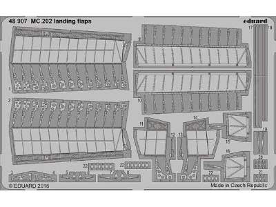 MC.202 landing flaps 1/48 - Eduard - zdjęcie 1