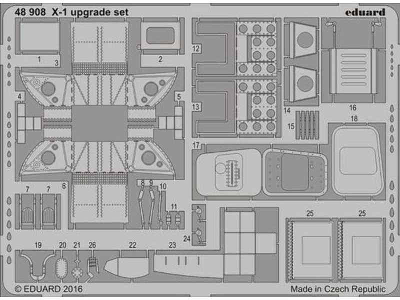 X-1 upgrade set 1/48 - Eduard - zdjęcie 1