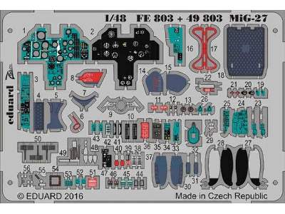 MiG-27 interior 1/48 - Trumpeter - zdjęcie 1