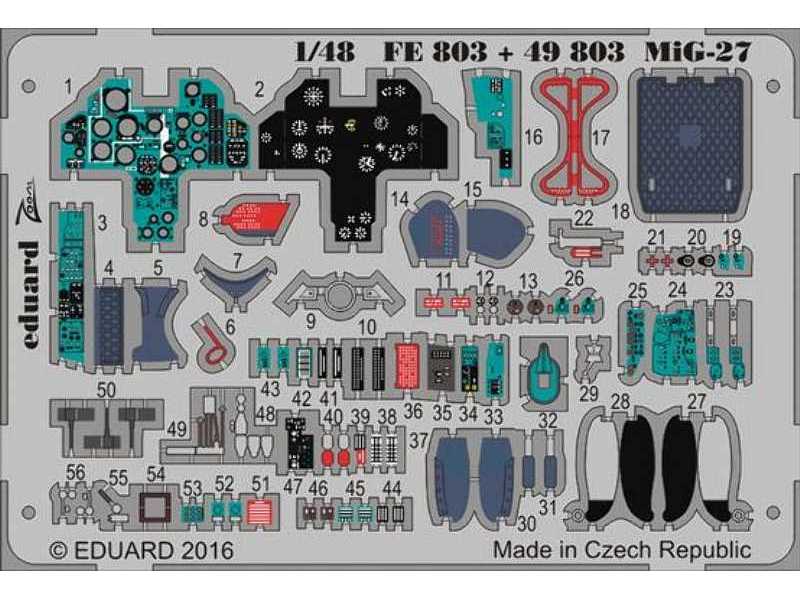 MiG-27 interior 1/48 - Trumpeter - zdjęcie 1