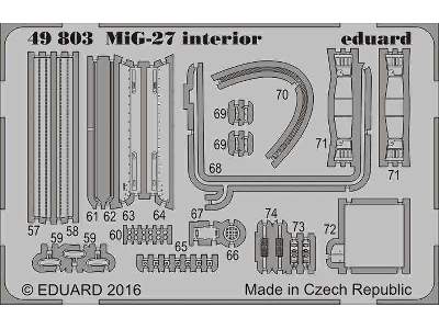 MiG-27 interior 1/48 - Trumpeter - zdjęcie 2