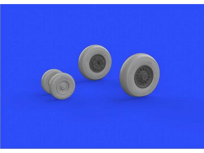 F-14A wheels late 1/48 - Tamiya - zdjęcie 1 F-14A wheels late 1/48 - Tamiya - zdjęcie 1