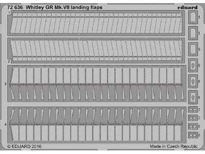 Whitley GR Mk. VII landing flaps 1/72 - Airfix - zdjęcie 1