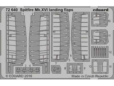 Spitfire Mk. XVI landing flaps 1/72 - Eduard - zdjęcie 1