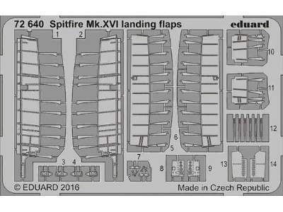 Spitfire Mk. XVI landing flaps 1/72 - Eduard - zdjęcie 1