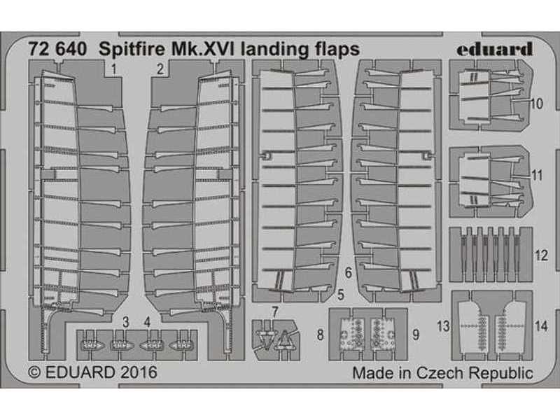 Spitfire Mk. XVI landing flaps 1/72 - Eduard - zdjęcie 1