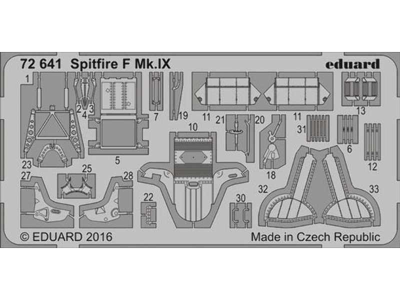 Spitfire F Mk. IX 1/72 - Eduard - zdjęcie 1