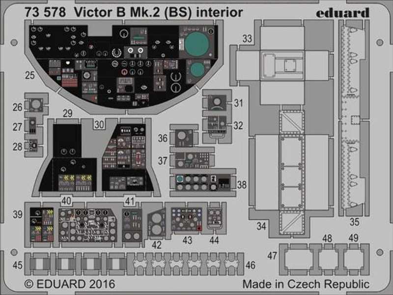 Victor B Mk.2 (BS) interior 1/72 - Airfix - zdjęcie 1 Victor B Mk.2 (BS) interior 1/72 - Airfix - zdjęcie 1