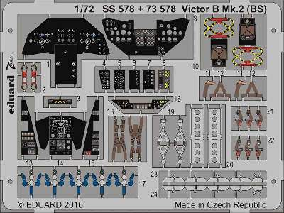 Victor B Mk.2 (BS) interior 1/72 - Airfix - zdjęcie 2