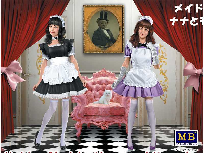 Maid café girls - Nana and Momoko - zdjęcie 1