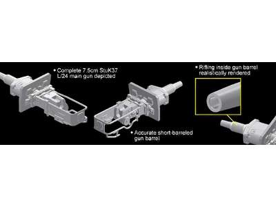 Sturmgeschutz 7.5cm Kanone (Sd.Kfz.142) Ausf.C/D - Smart Kit - zdjęcie 26
