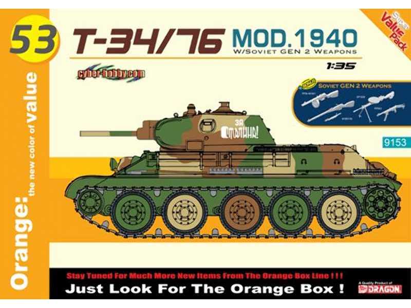 T-34/76 mod.1940 + broń radzieckiej piechoty - GEN2 - zdjęcie 1 T-34/76 mod.1940 + broń radzieckiej piechoty - GEN2 - zdjęcie 1