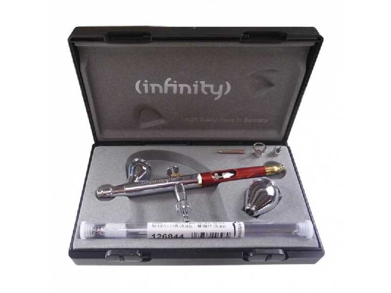 Aerograf Infinity CR plus 2 in 1 (dysze 0,2 / 0,4 mm) - zdjęcie 1 Aerograf Infinity CR plus 2 in 1 (dysze 0,2 / 0,4 mm) - zdjęcie 1