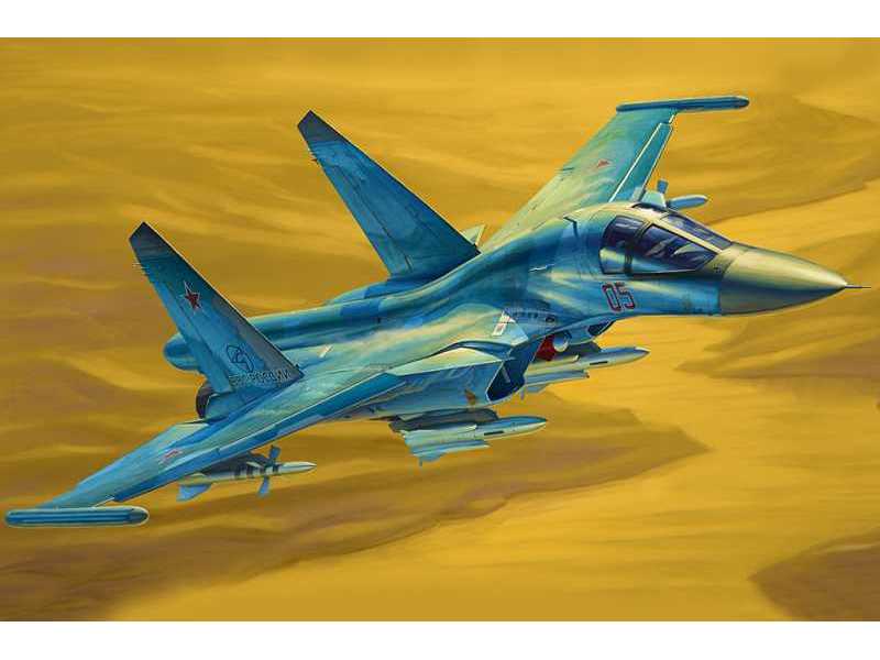 Su-34 - rosyjski wielozadaniowy bombowiec taktyczny - zdjęcie 1 Su-34 - rosyjski wielozadaniowy bombowiec taktyczny - zdjęcie 1