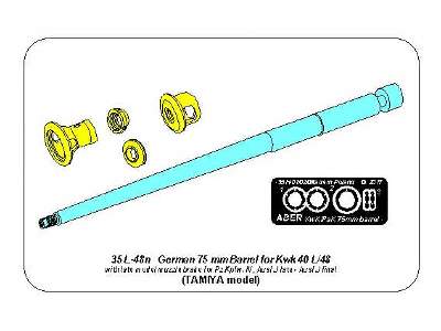 Lufa KwK 40 L/48 do czołgów Panzer IV Ausf.J późny i końcowy - zdjęcie 12