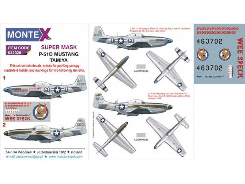 P-51D MUSTANG TAMIYA - zdjęcie 1 P-51D MUSTANG TAMIYA - zdjęcie 1