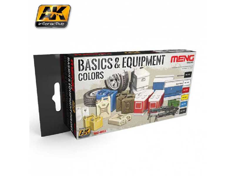 Basics & Equipment Colors Set (6 X 17ml) - zdjęcie 1 Basics & Equipment Colors Set (6 X 17ml) - zdjęcie 1