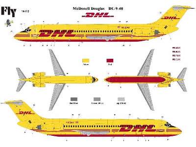 McDonnell Douglas DC-9-40 DHL - zdjęcie 1