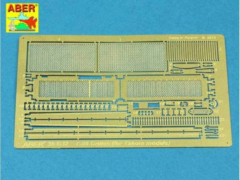 Siatki do radzieckigo średniego czołgu T-55AM i T-55AMV - zdjęcie 1