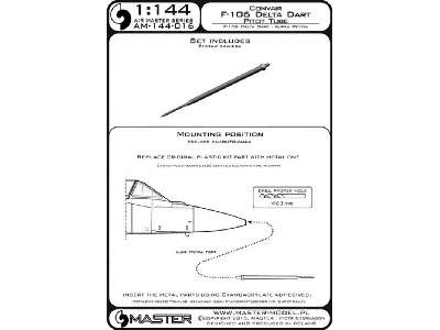 F-106 Delta Dart - Rurka Pitota - zdjęcie 1