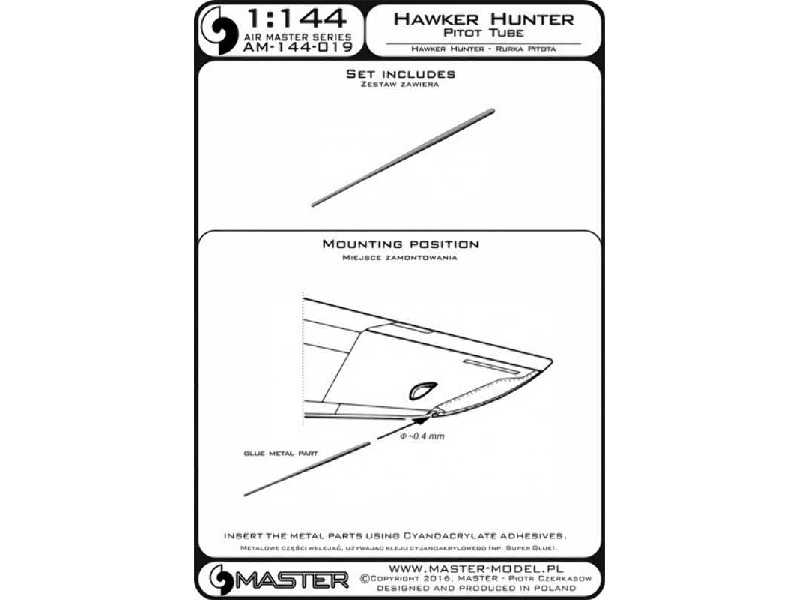 Hawker Hunter - Rurka Pitota - zdjęcie 1