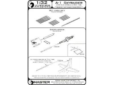 A-1 Skyraider - lufy działek 20mm i Rurka Pitota - zdjęcie 1