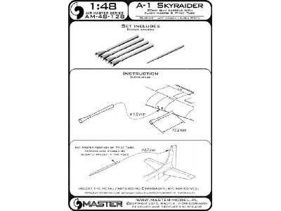 A-1 Skyraider - lufy działek 20mm z tłumikami płomieni i Rurka P - zdjęcie 2