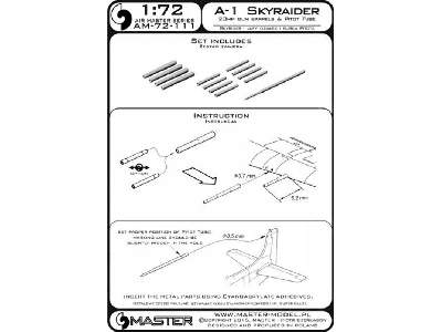 A-1 Skyraider - lufy działek 20mm i Rurka Pitota - zdjęcie 1